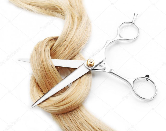 depositphotos_101637078 stock photo hairdressers scissors with strand of