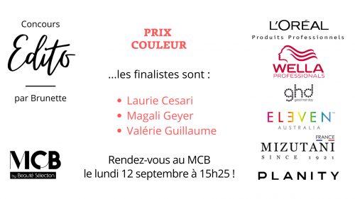 les finalistes pour le prix couleur sont