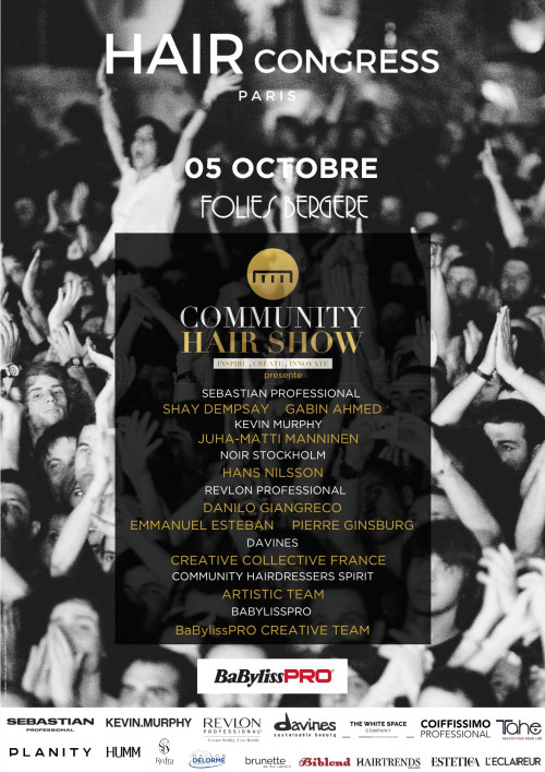 affiche community officiel hair congress 2025