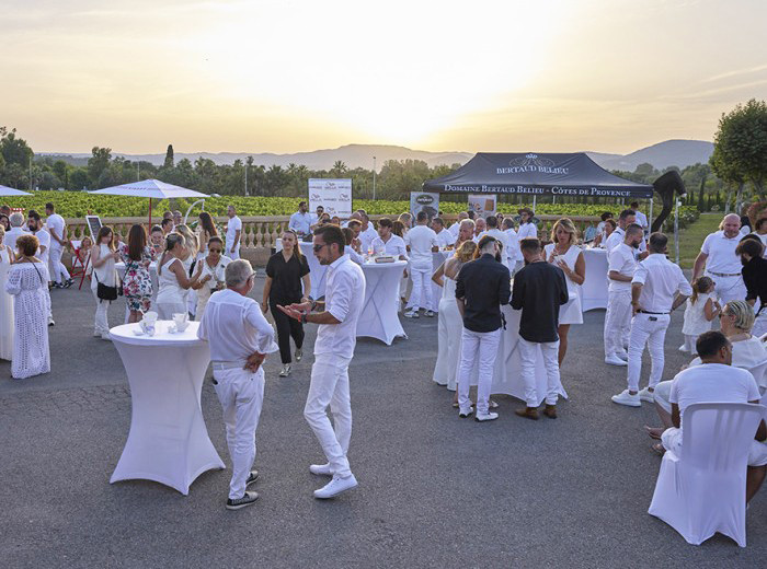 soirée blanche cocktail