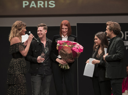 Le gagnant Pascal Lombardo et son modèle © tomaderon pour L’Oréal Professionnel