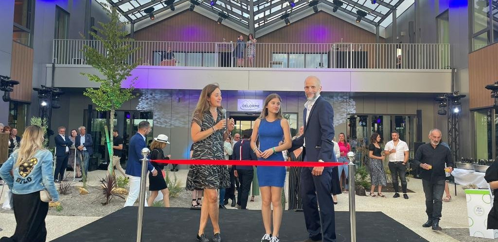Delorme inaugure son entrepôt écoresponsable
