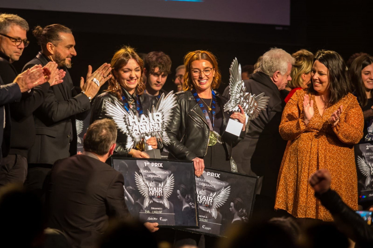 Deux Meilleures Apprenties aux Hair Artist Awards!