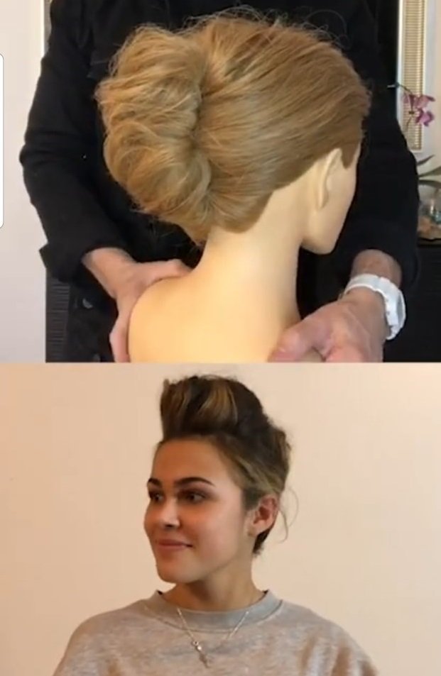 Le chignon banane revisité par Angel Studio